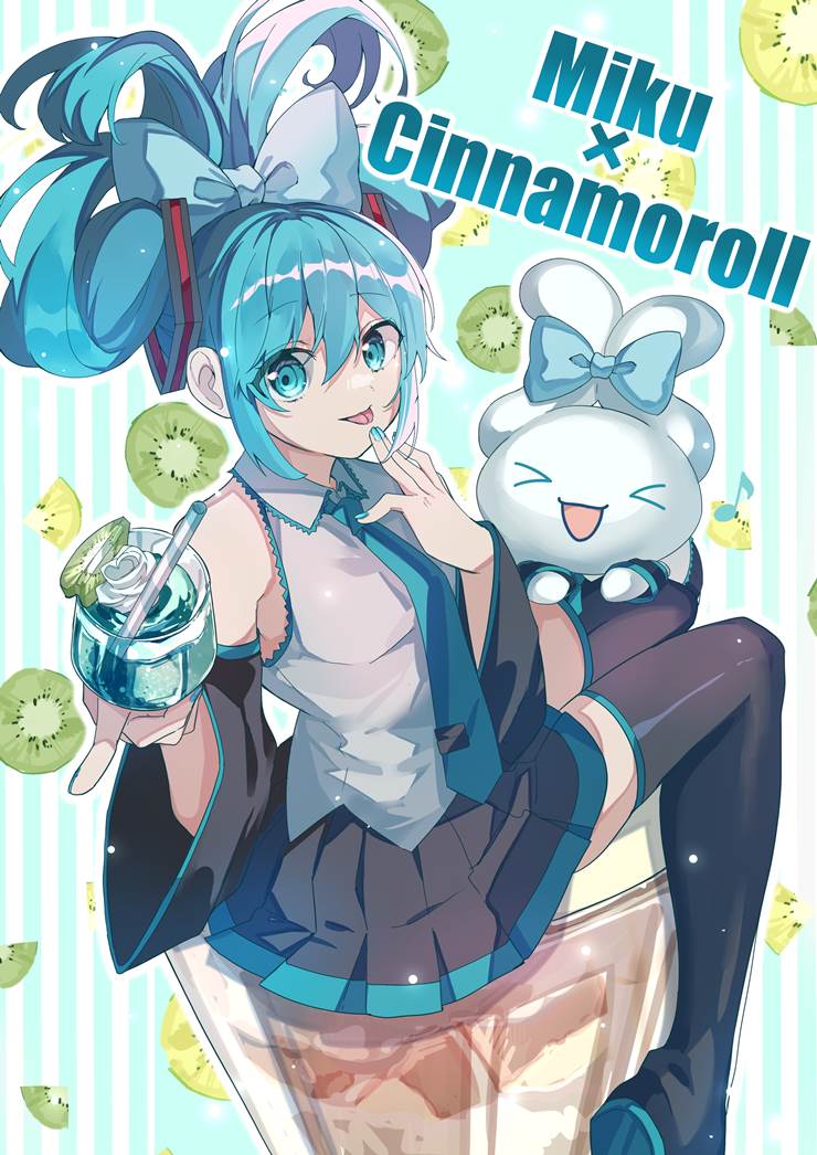 CinnaMiku, Cinnamon Miku, hatsune miku, Cinnamon, Cinnamoroll