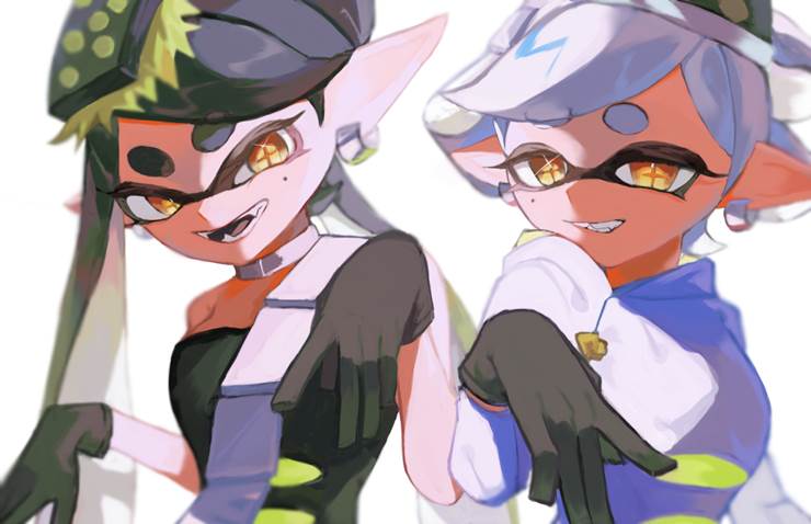 漆弹大作战, Splatoon 3, Callie (Splatoon), 小萤（喷射战士）, Squid Sisters