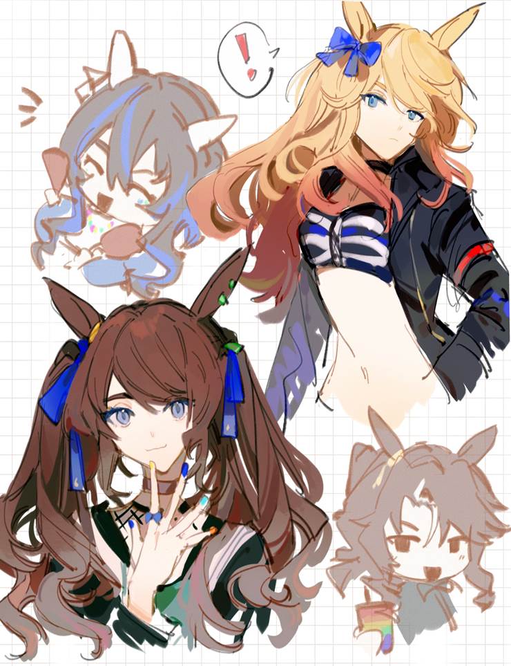 赛马娘Pretty Derby, 黄金城市（赛马娘）, 东瀛佐敦（赛马娘）, Uma Musume Pretty Derby 100+ Bookmarks