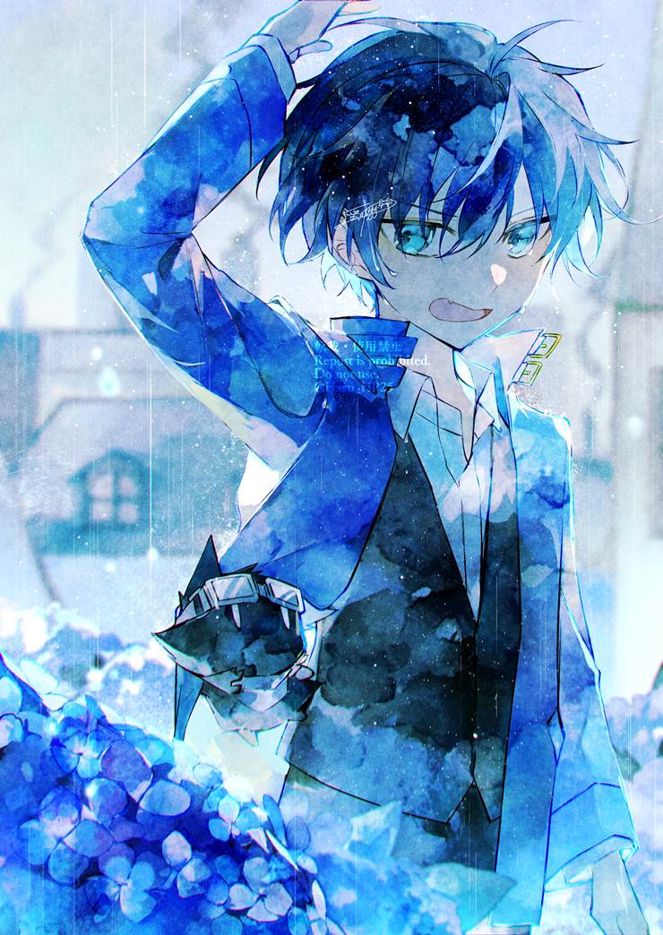 watercolor, 原创, rain, 原创