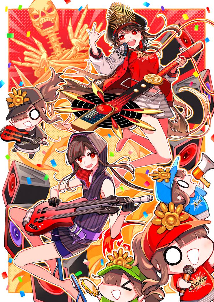 Fate/Grand Order illustration contest 5, Oda Nobunaga (Fate), Oda Nobukatsu, Oda Nobunaga (swimsuit)