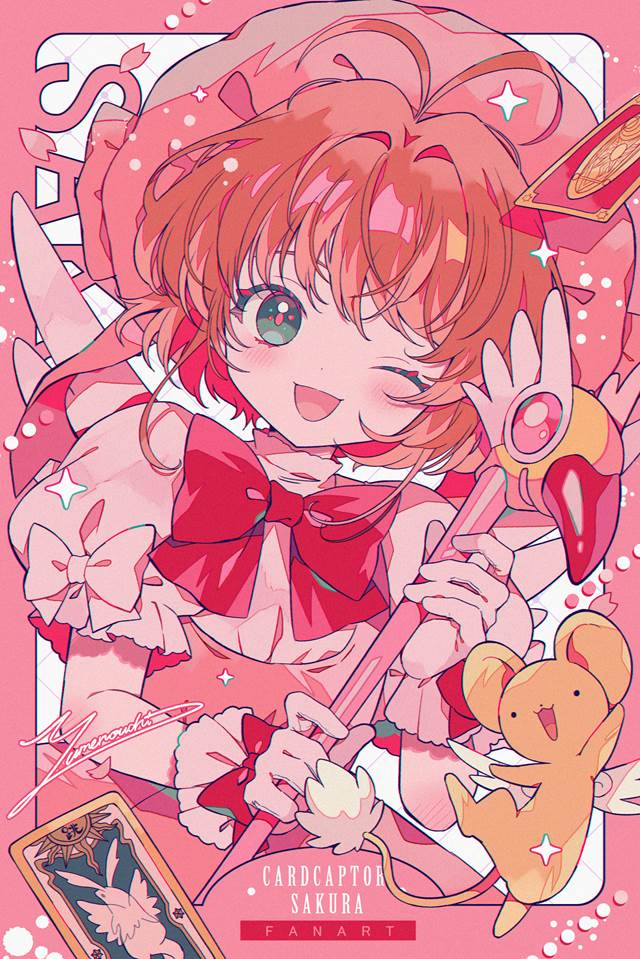 木之本樱, 魔卡少女樱, elementary school student, magical girl, 女孩子, CLAMP 1000+ bookmarks