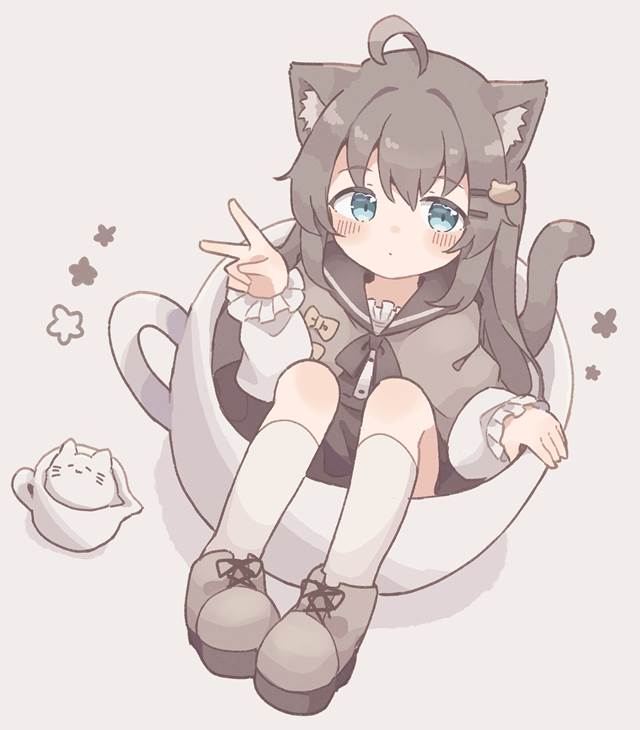 cat ears, 原创, 兽耳, 原创1000users加入书籤