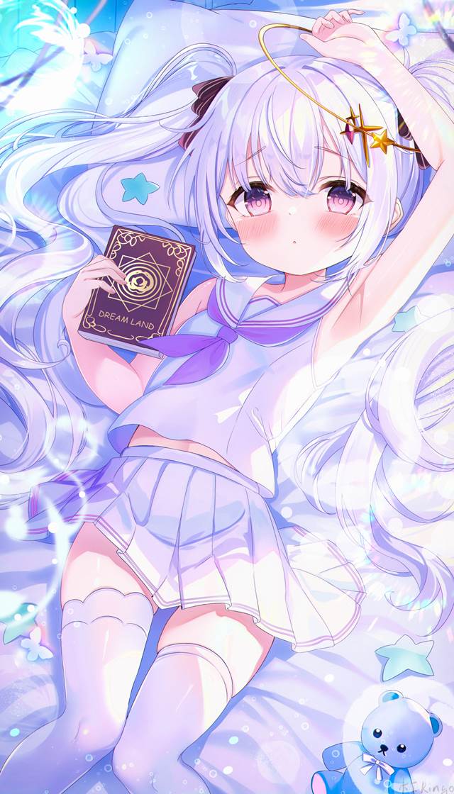 女孩子, silver hair, loli, flat chest