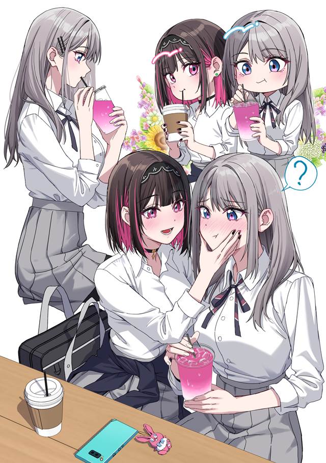 女孩子, Shino and Ren, Shino Saotome, Ren Shirayuki, yuri, 二次创作