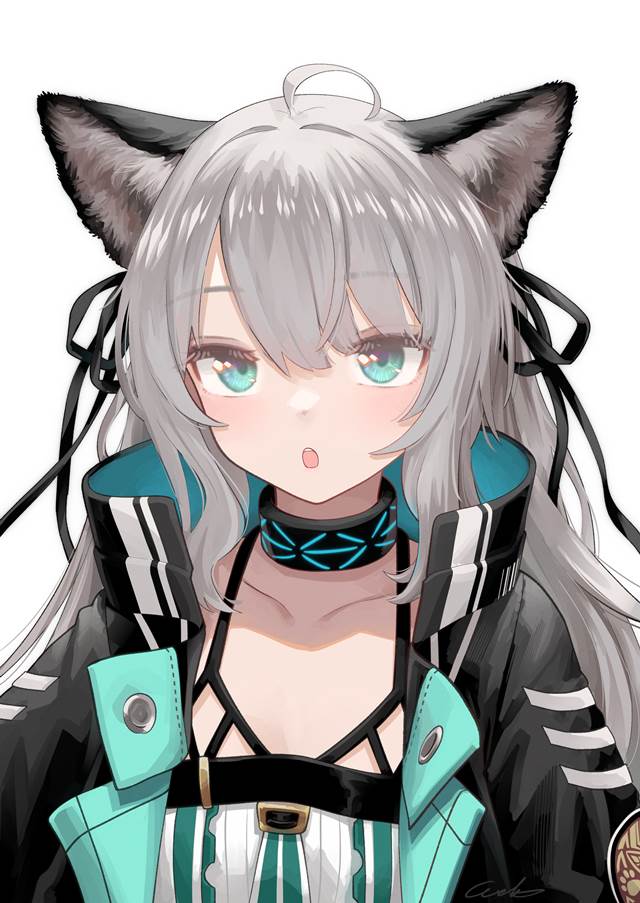 Arknights, 明日方舟, cat ears, 薄绿（明日方舟）, Hizamaru