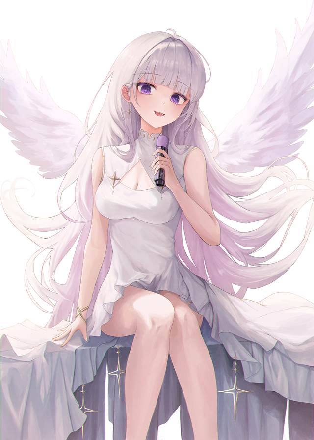 女孩子, 虚拟主播, angel, Virtual Youtuber 100+ bookmarks, young girl