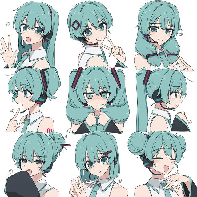 初音未来, mikuo, transforming into male, VOCALOID 1000收藏