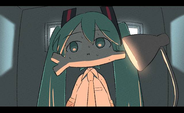 初音未来, vocaloid, Vocaloid, 双马尾, double meaning, interrogation