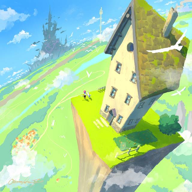 原创, 风景, 原创, background, 插画, 奇幻