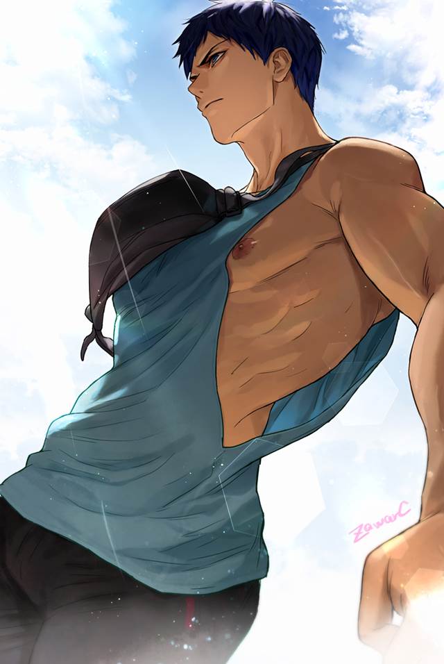 黑子的篮球, daiki aomine, 欧♂派