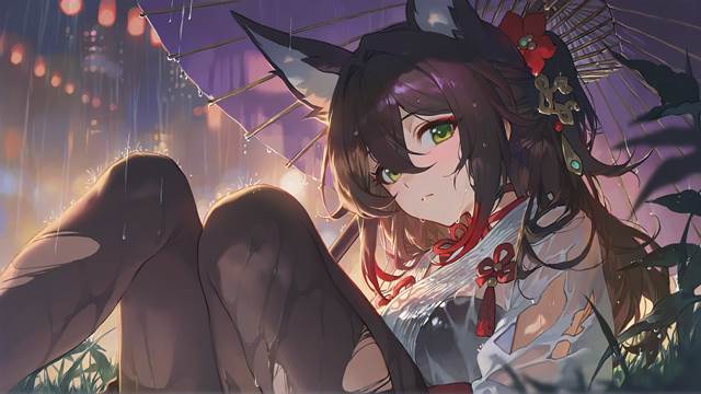 Tingyun, Honkai: Star Rail, Tingyun, 女孩子, 崩坏：星穹铁道, Honkai: Star Rail, fox ears, AI 画作