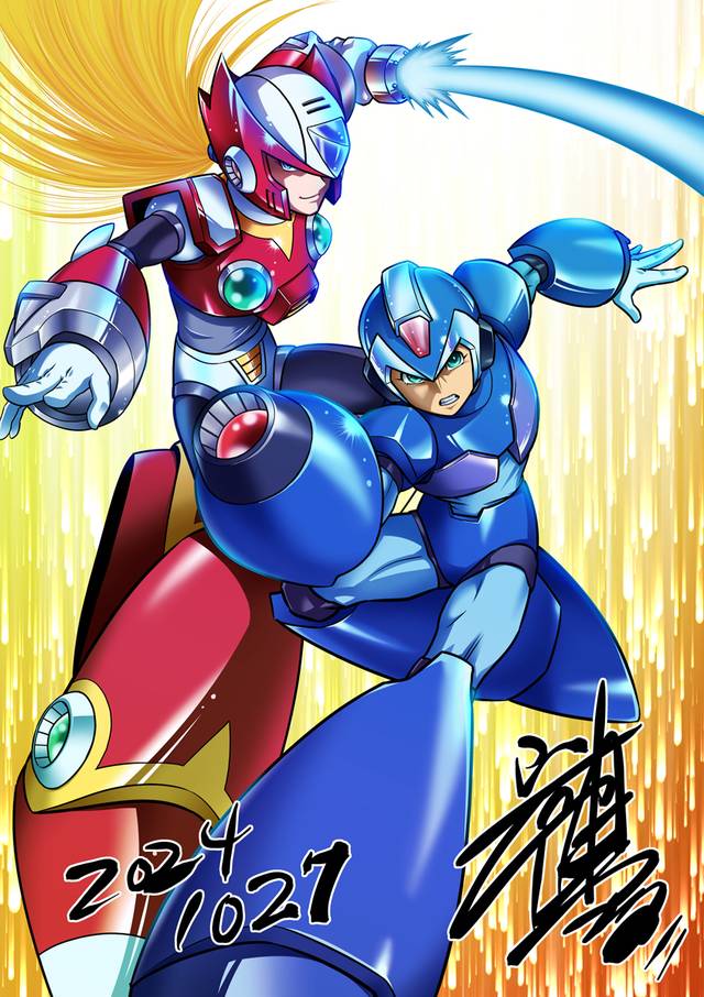 洛克人X, X (Mega Man), Zero (Mega Man), Comic BomBom, reploid