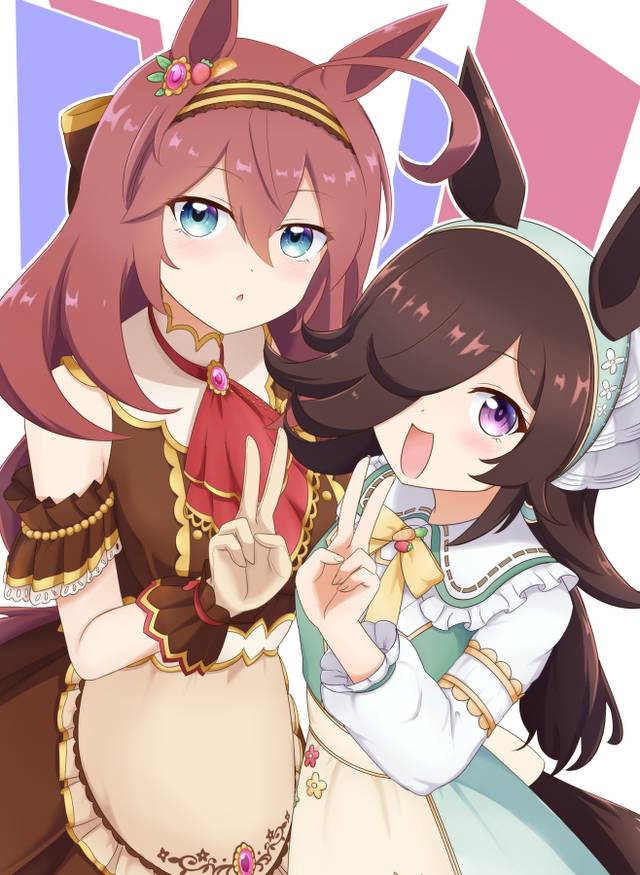 赛马娘Pretty Derby, 马娘, 米浴（赛马娘）, Mihono Bourbon (Uma Musume), Mihono Bourbon/Rice Shower