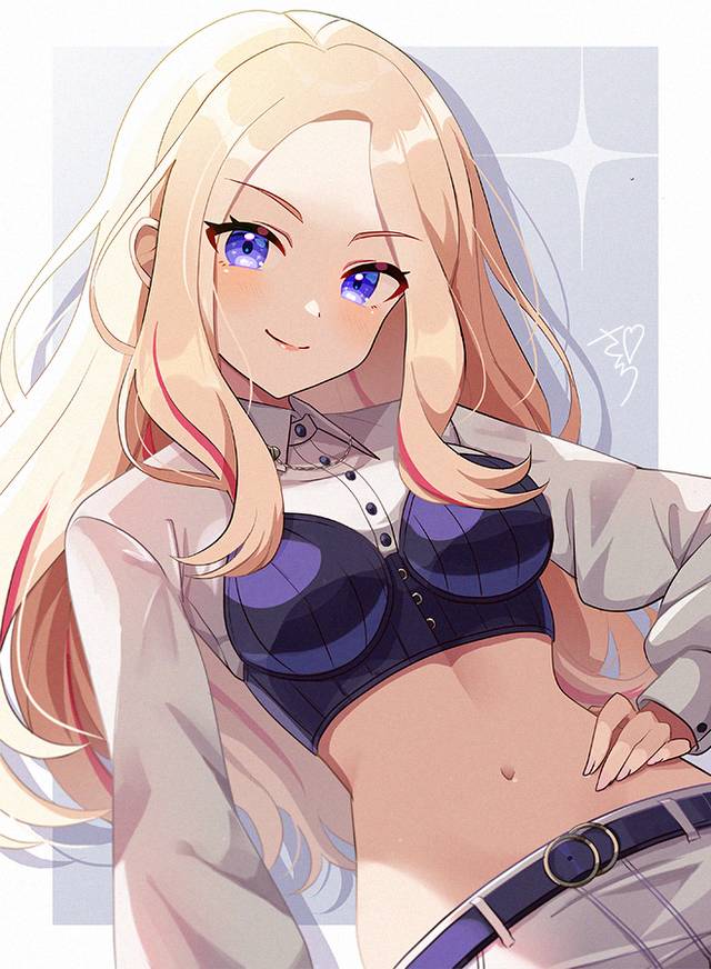 Gakuen IDOLM@STER, Sena Juo, midriff