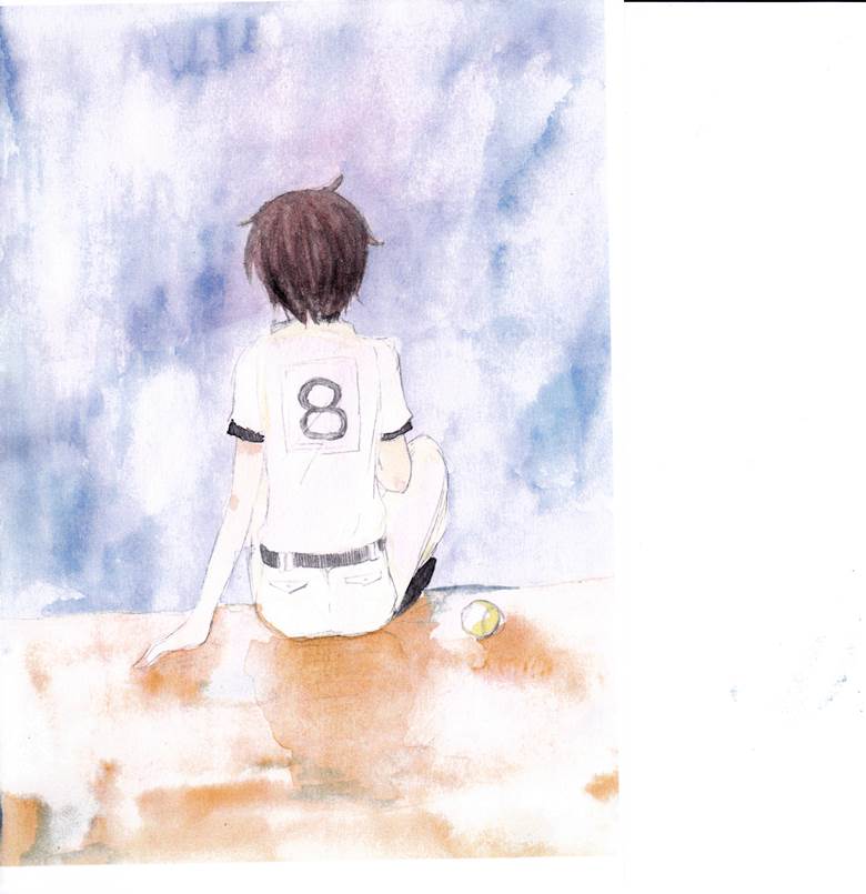 oofuri, 王牌投手振臂高挥, spring, Kousuke Izumi, watercolor, 棒球