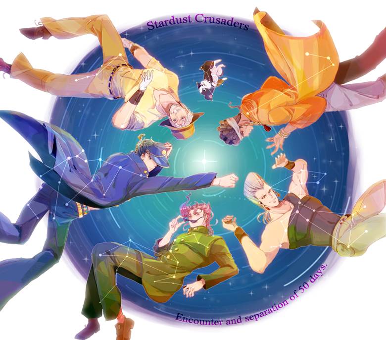 jojo, Stardust Crusaders, this is lovely, zodiac signs, JoJo 1000+ bookmarks