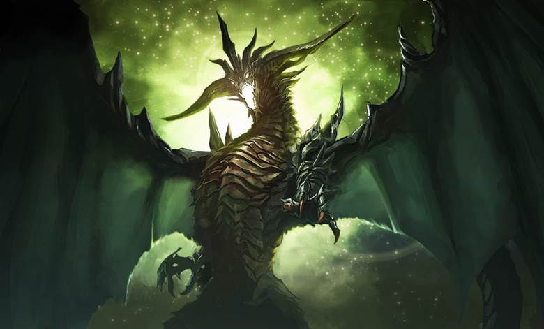 original, fantasy, monster, dragon, Bahamut