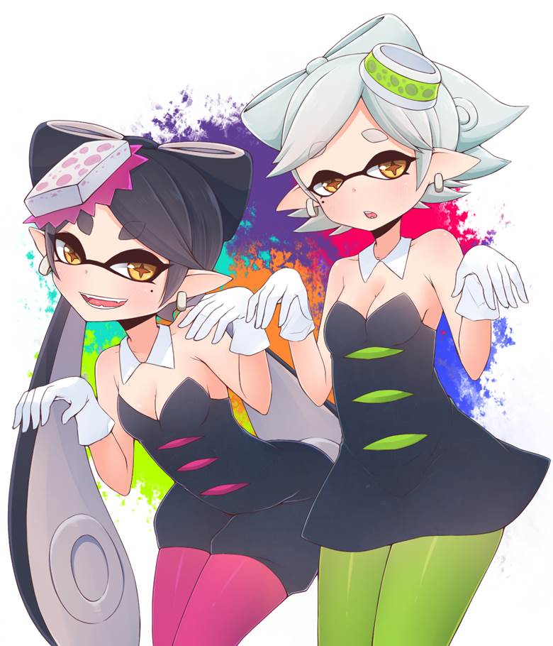 漆弹大作战, Squid Sisters, 萤, Callie, Splatoon 100+ bookmarks