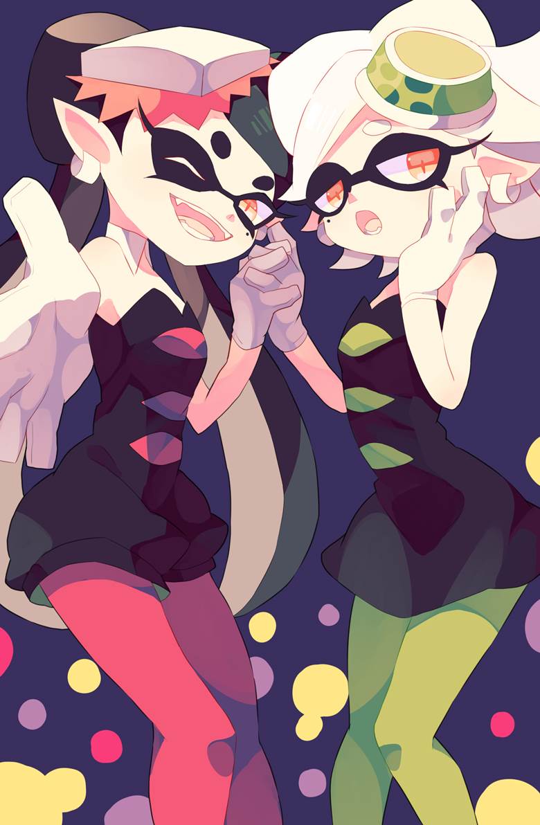 Squid Sisters, Callie, Marie, Splatoon, Splatoon 1000+ bookmarks