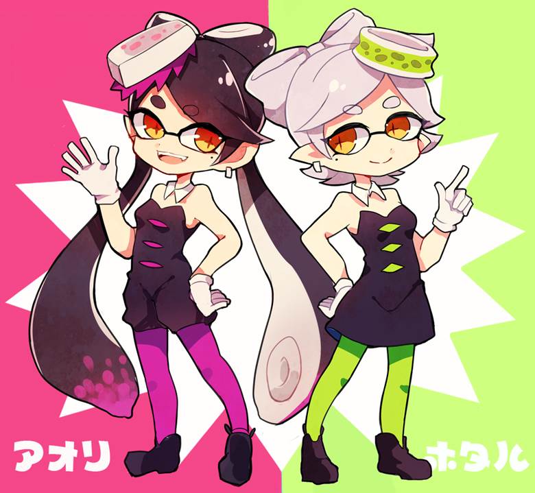 漆弹大作战, Squid Sisters, Callie, 萤, Splatoon 100+ bookmarks