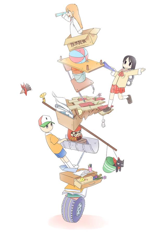 everyday life, Nichijou (Keiichi Arai), Hakase, shinonome nano, Sakamoto-san