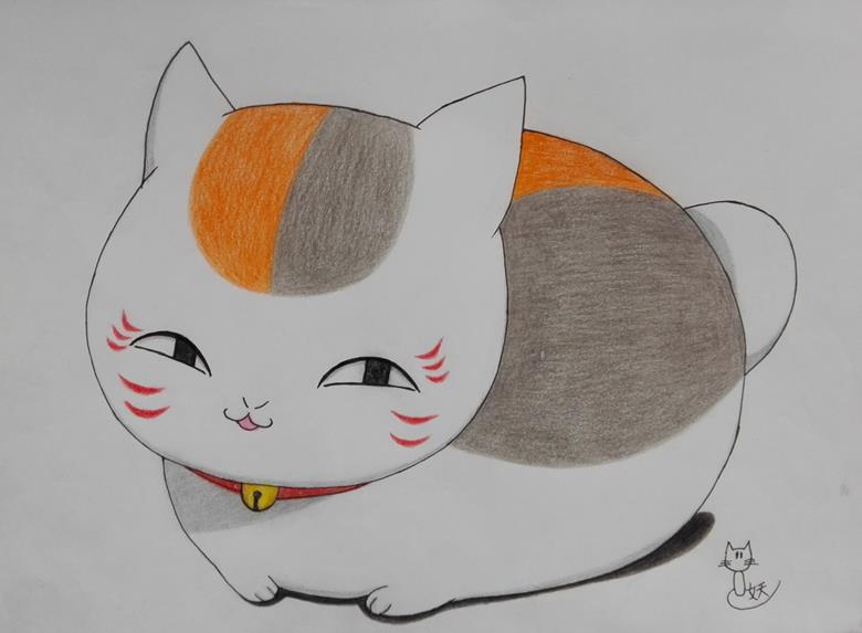 夏目友人帐, Nyanko-sensei, cat, cute cat