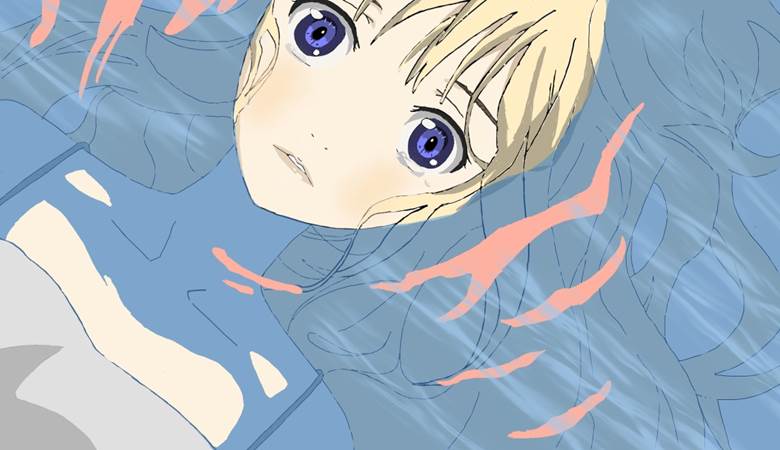 young girl, illustration, Your Lie in April