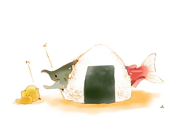 原创, 甜点小鸡, onigiri, 食物1000收藏, 原创3000收藏