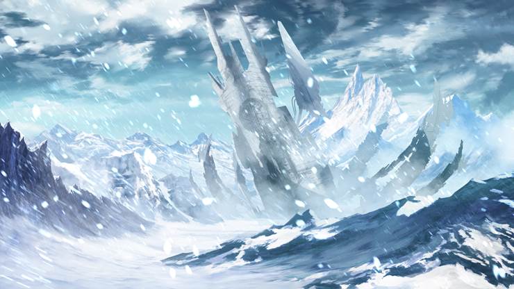 原创, background, 风景, 奇幻, snowy mountain