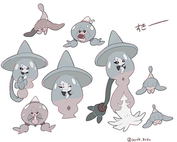 Ghost Type, Hatterene, 精灵宝可梦, triangular hat, Pokémon 1000+ bookmarks
