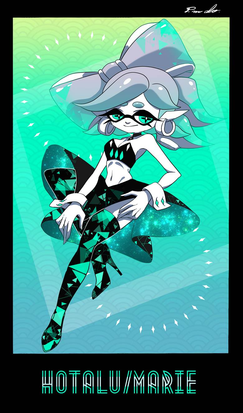 喷射战士2, 漆弹大作战, Squid Sisters, 萤, Splatoon 100+ bookmarks