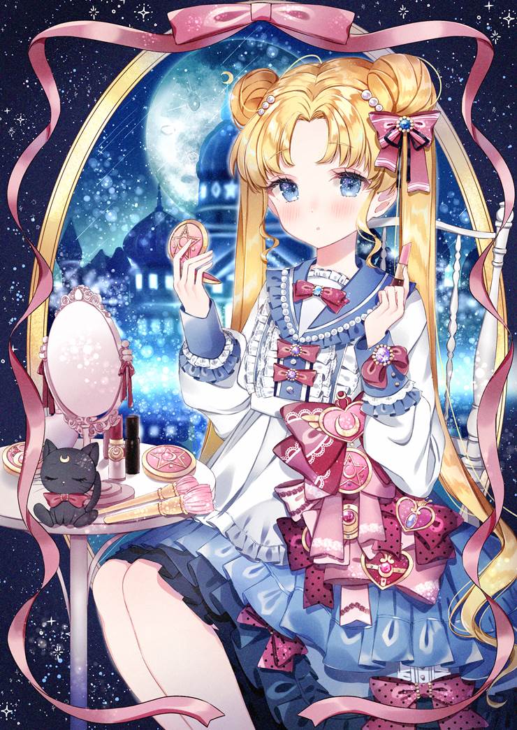 lolita dress, 水手月亮, 月野兔, cosmetics, Sailor Moon 1000+ bookmarks, Starry Sky Dress, 水手连衣裙