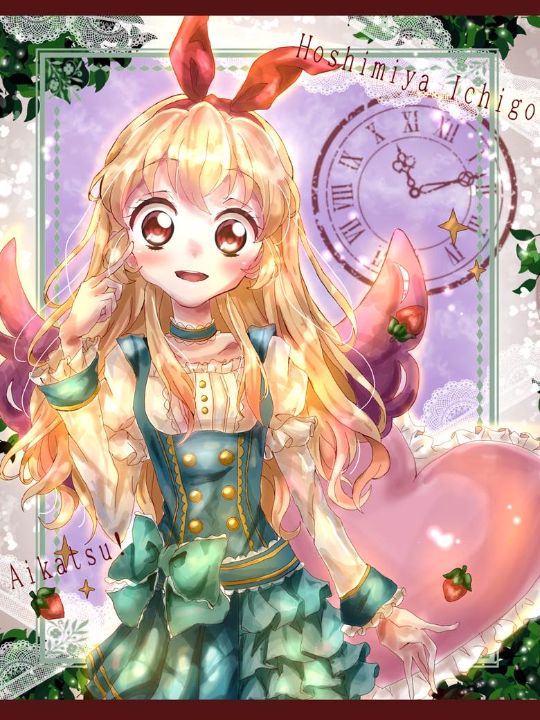 aikatsu!, Aikatsu on Parade!, Ichigo Hoshimiya, Aikatsu 100+ bookmarks, impasto