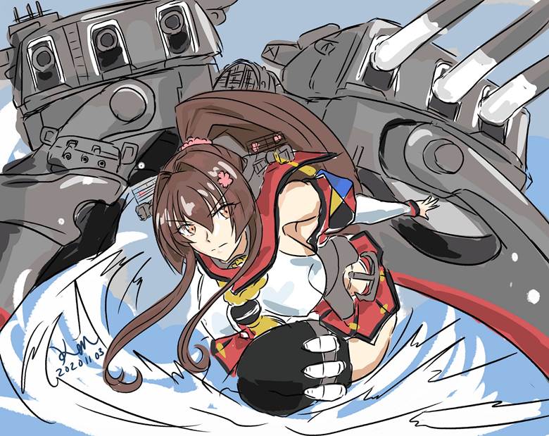 舰C, 舰队collection, Yamato, 战场上的舰娘