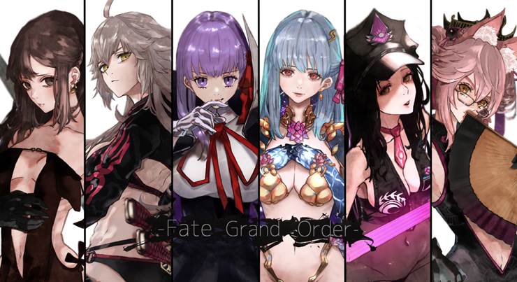 虞美人（Fate）, Jeanne Alter (Swimsuit), 伽摩（Fate）, Koyanskaya, 杀生院祈荒（泳装）, 黑贞德, 杀生院祈荒