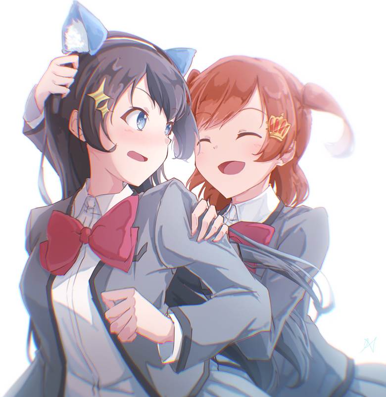 Shoujo☆Kageki Revue Starlight, Karen/Hikari, Karen Aijo, Hikari Kagura, cat ears