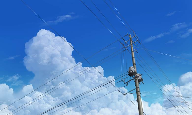原创, background, 风景, sky, 云, utility poles, 电线