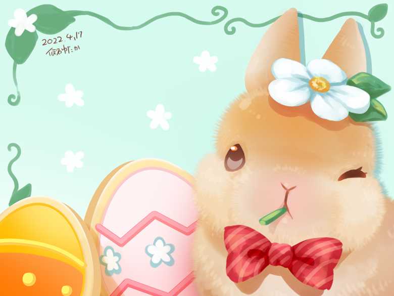 原创, 动物, 兔子, Easter, 涂鸦, 抛媚眼, Original 300+ bookmarks